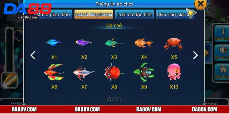 Giới thiệu hệ sống sinh vật biển hấp dẫn trong game