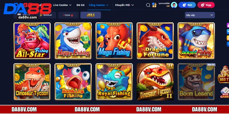 JILI nổi tiếng là nhà phát hành cung cấp game đồ họa cực bắt mắt