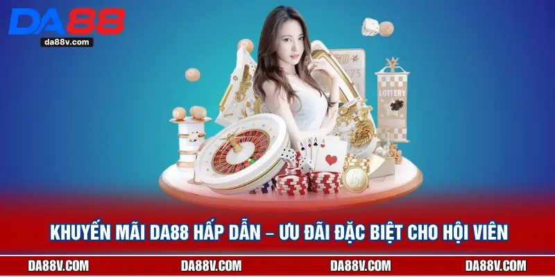 Khuyến Mãi DA88 Hấp Dẫn – Ưu Đãi Đặc Biệt Cho Hội Viên