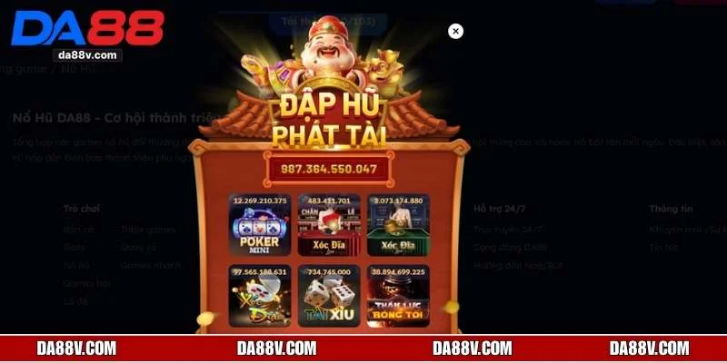 Tổng quan slot đổi thưởng tại DA88
